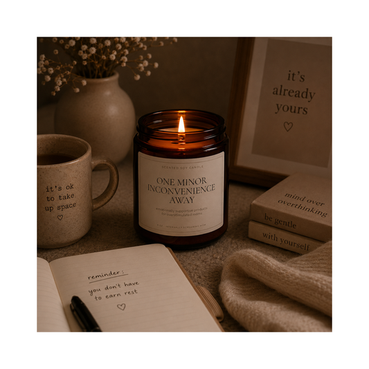 One Minor Inconvenience Away — Scented Soy Candle
