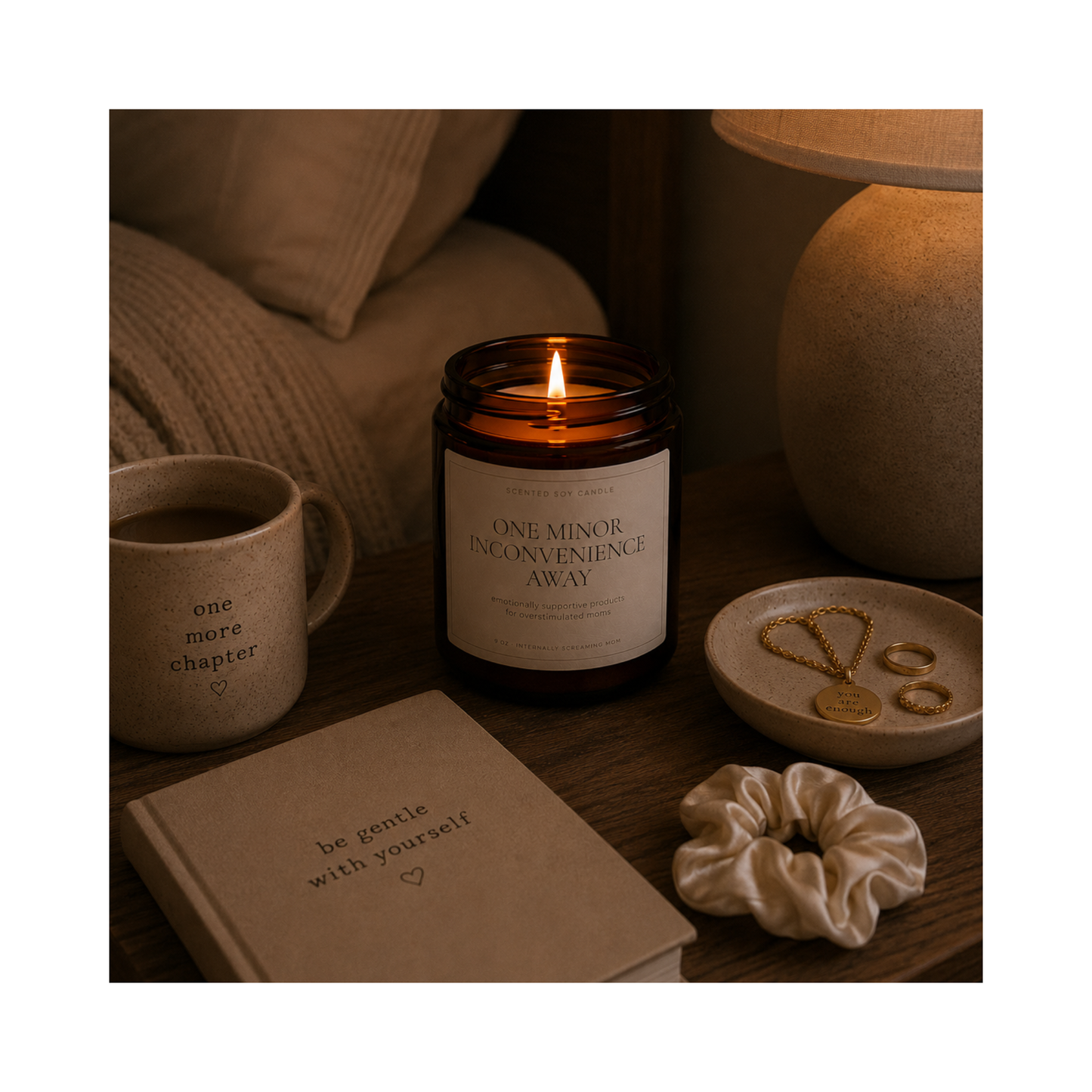 One Minor Inconvenience Away — Scented Soy Candle