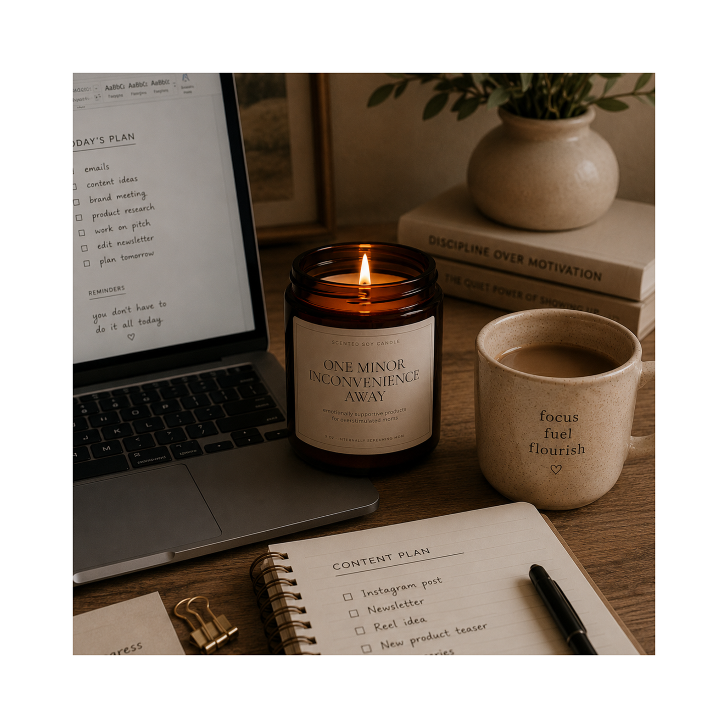 One Minor Inconvenience Away — Scented Soy Candle